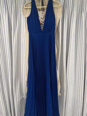 MSGM Milano Royal Blue Gown - Size 40 Like New